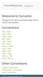 Mobile Screenshot of convertbaseunits.info